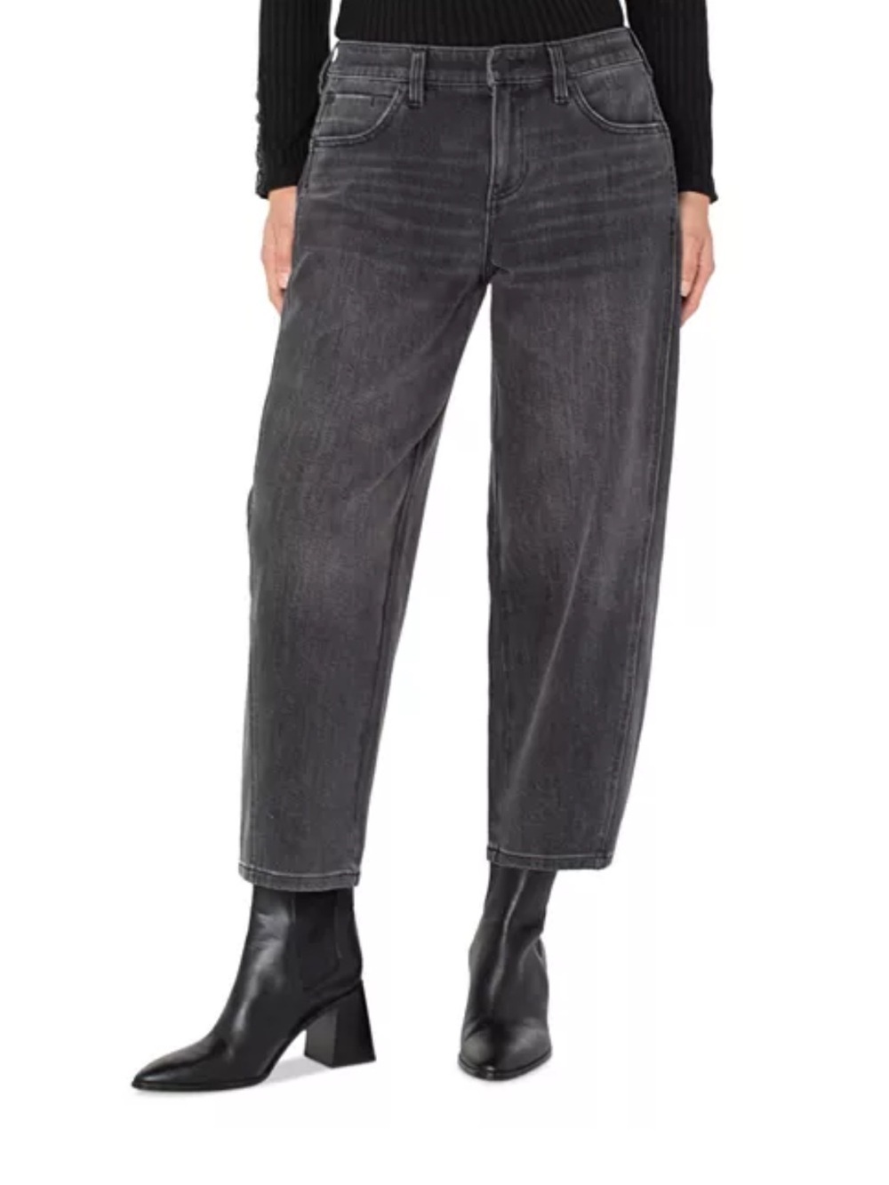 Liverpool Los Angeles The Barrel Mid Rise Cropped Jeans in Ackelson NWT - Picture 12 of 12
